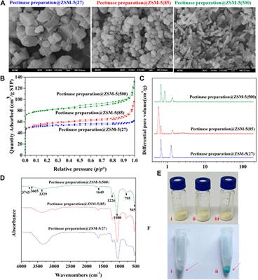 Immobilized Crosslinked Pectinase Preparation on Porous ZSM-5 Zeolites as Reusable Biocatalysts for Ultra-Efficient Hydrolysis of β-Glycosidic Bonds